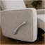 Fauteuil inclinable pivotant Man Wah Gellar, granit