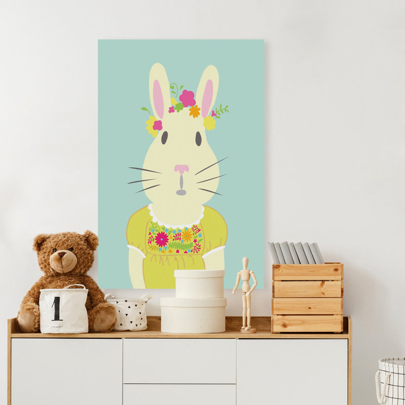 «Palmieri Fancy Animals I», reproduction sur toile tendue, H 30 po x l 20 po x P 1,5 po