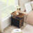 2-Drawer Narrow End Table with Storage and Charging Station