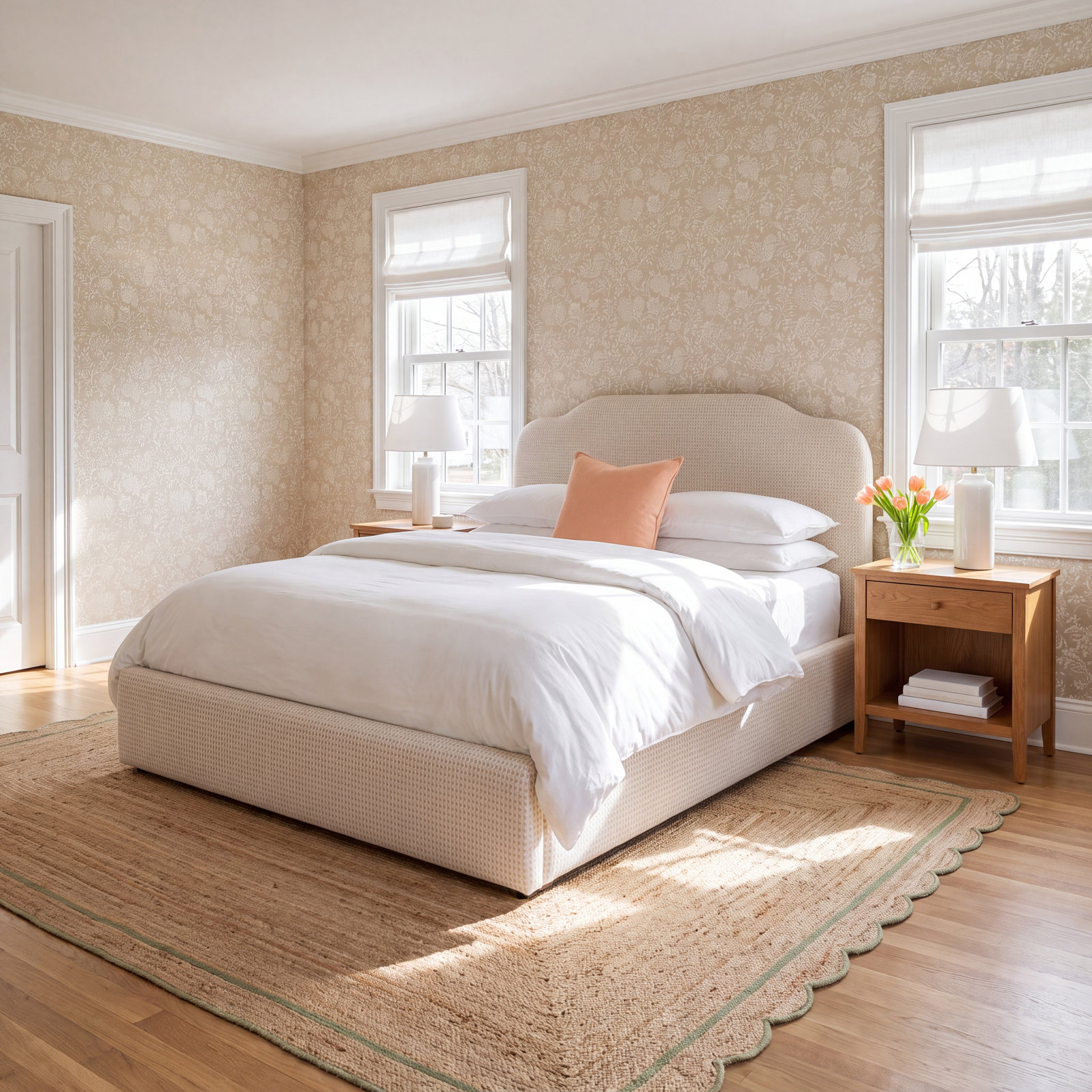 Rochester Upholstered Platform Bed