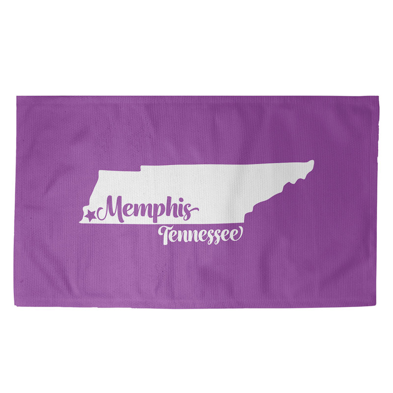 Tapis de zone mauve tennessee memphis, Rectangle 5 pi x 7 pi