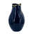 Navy Blue Ceramic Vase With Gold Tulip Design-529854753