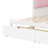Elegant Upholstered Backrest Daybed Frame with Two Practical Storage Drawers