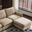 130 po Velours modulaire surdimensionné de 5 L en forme de combinaison modulaire, couleur nomade, structure en eucalyptus, 5 sièges, salon confortable avec cadre nomade en chameau, structure et structure résiliente