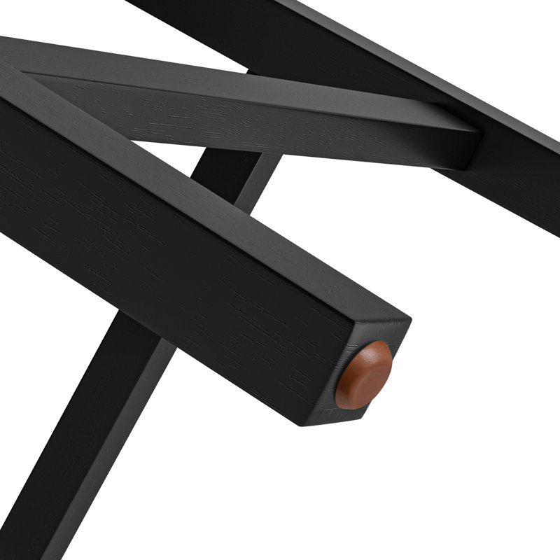 Tabouret de comptoir Janushan, Noir