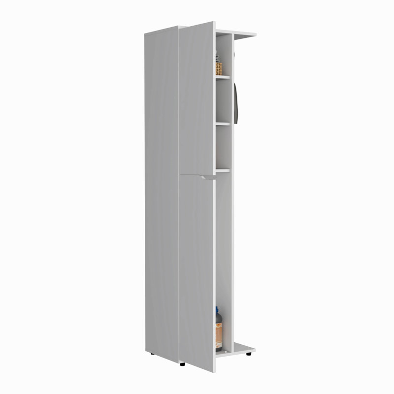 Storage Broom Closet White