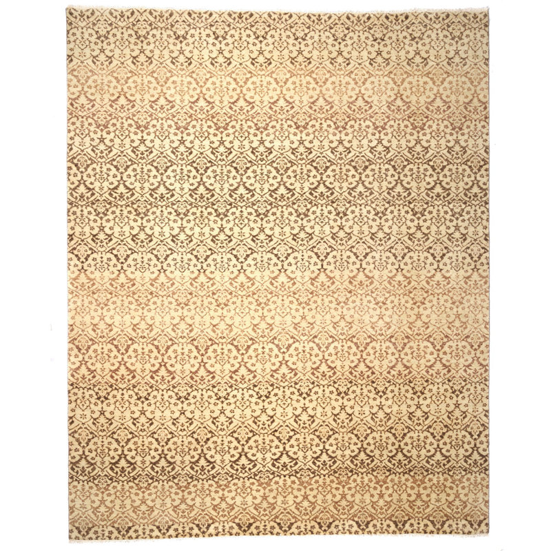 Sonah Performance Hand Knotted Wool Oriental Indoor Rug, Rectangle 6' x 9'