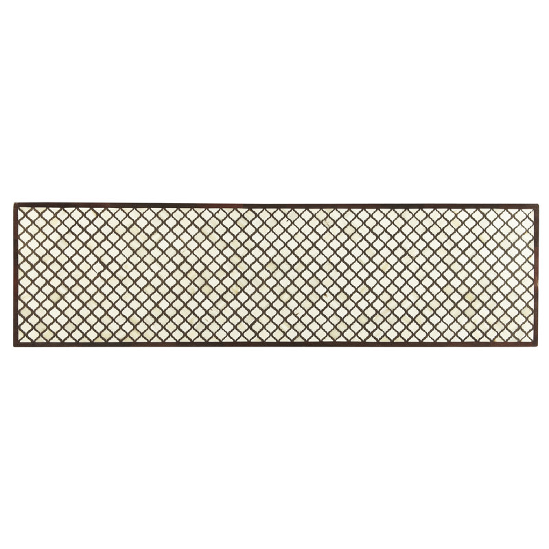 Basan Wood & Bone Inlay Console Table