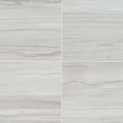 Everstone 12" x 24" Polished Marble Look Porcelain Floor and Wall Tile