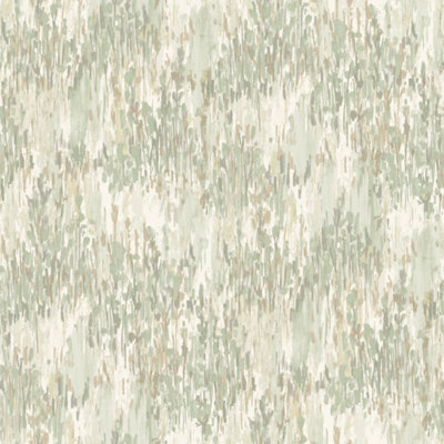 Papier peint texturé non tissé Beryl Green Grassland