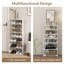 Range-chaussures en bois 14 paires empilables-1266304316