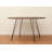 Williams Walnut Round Metal Base Dining Table-14968224-20692270-35832321