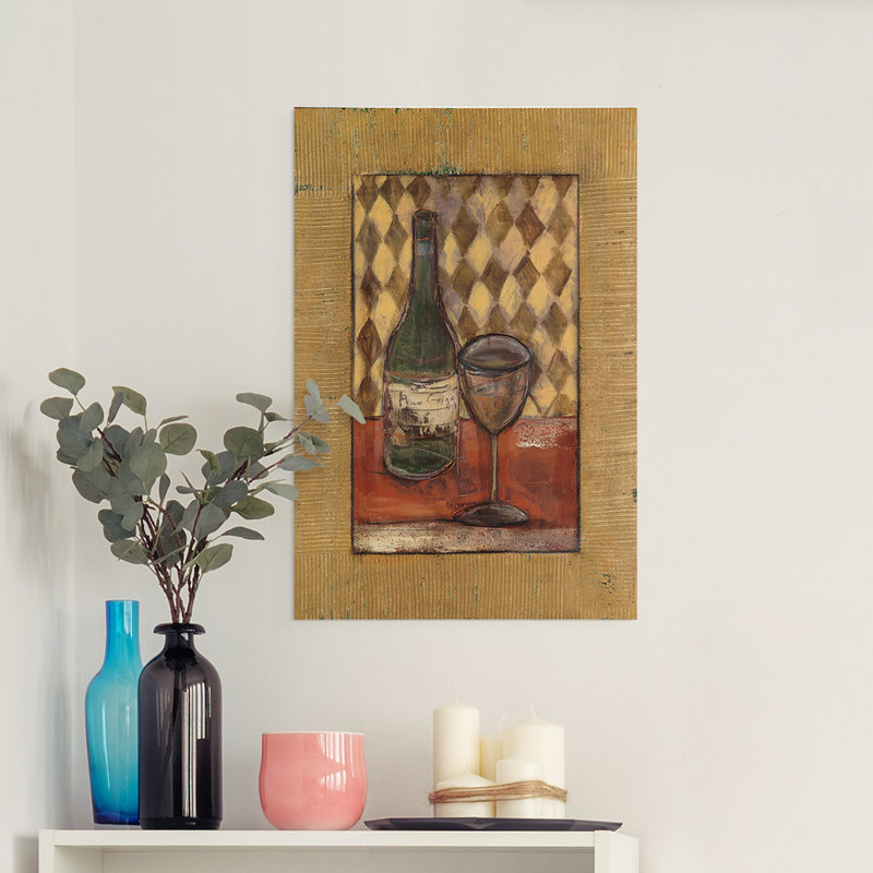 A Fine Wine I - Impression sur toile seulement - NON-CADRE, H 36 po x l 24 po
