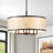24-inch 6-Light Capiz Shell Drum Chandelier-182572051