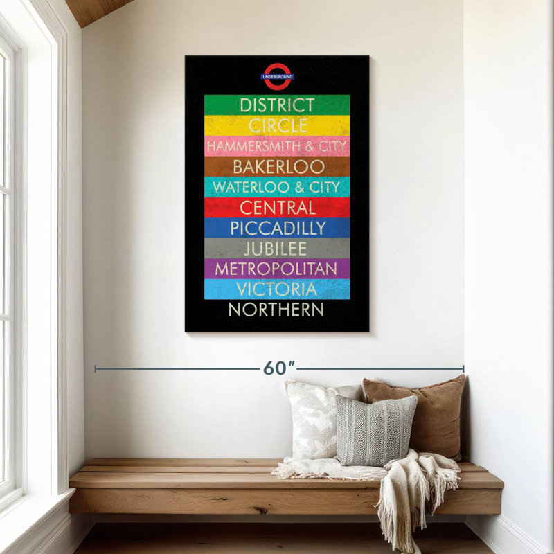 London, 45" H x 30" W