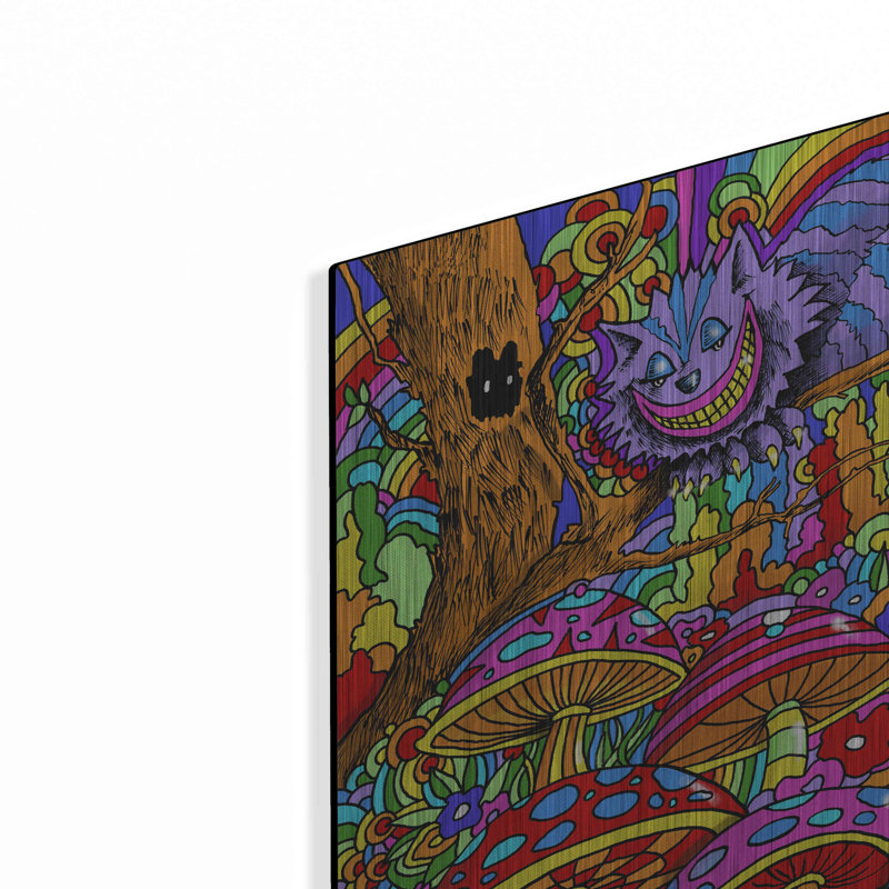 «Cheshire Cat Alice» par Howie Green, H 12 po x l 12 po