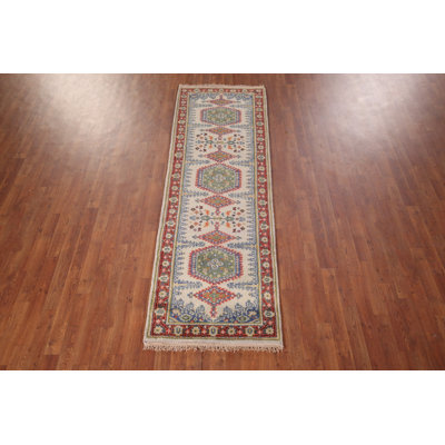 Tapis de couloir oriental géométrique 3x8