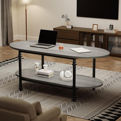 Table basse ovale unique de 47,2 po