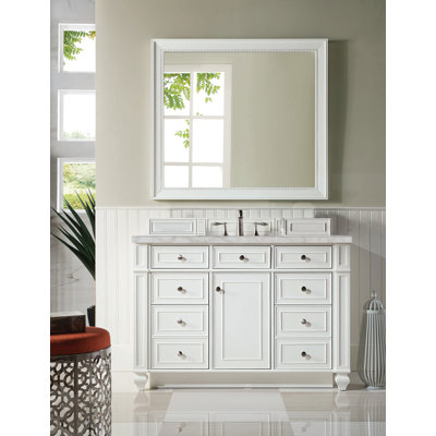 Calisto 48'' Single Bathroom Vanity with Stone Top