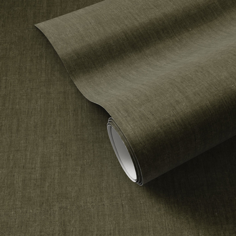 Papier peint Moy par FH Art Studio, Olive