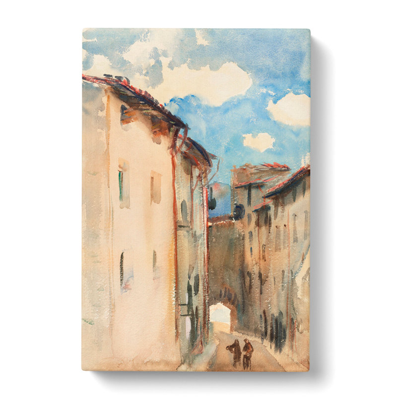 Camprodon, Spain by John Singer Sargent - Wrapped Canvas Painting, 50cm H x 35cm W x 3cm D