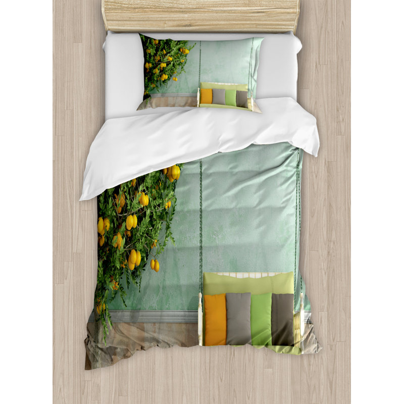 Polyester Floral Duvet Cover