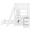 Bunk Bed With LED Light And USB Ports