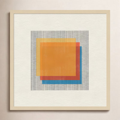 Midcentury Modern Squares No 1 Print