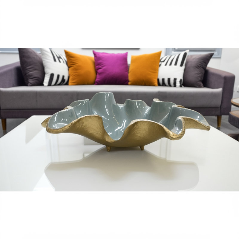 Gannon Handmade Aluminum Decorative Bowl