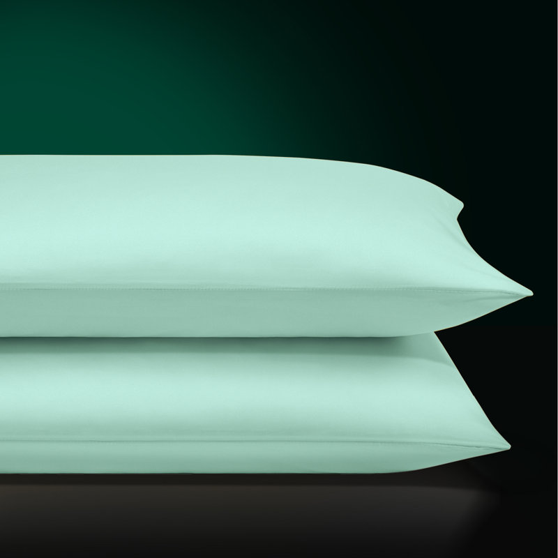 Microfiber - Set of 2, King Pillowcase, Cyan