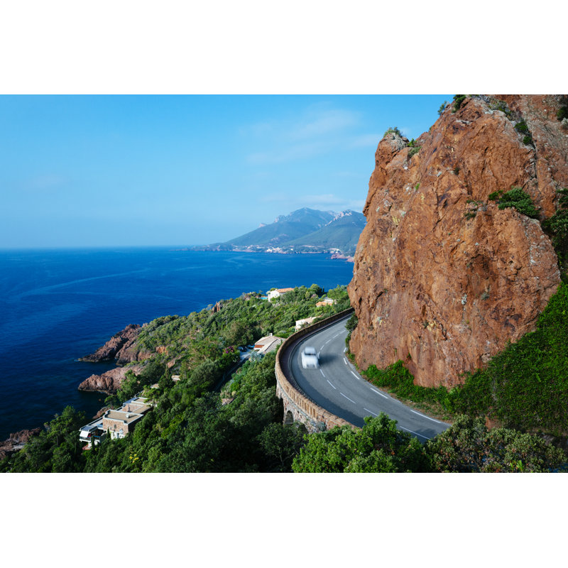 French Riviera Coastline by Lucentius - Wrapped Canvas Print, 81cm H x 122cm W