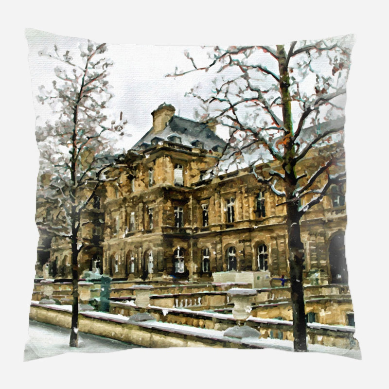 Coussin de l’hiver Browerville, Intérieur, Microsuède
