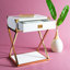 Table de bout avec rangement Aisa