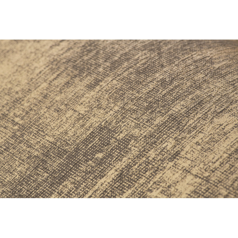 Universe Neptune Glass Stone Plain Texture Wallpaper Roll, Gold/Black