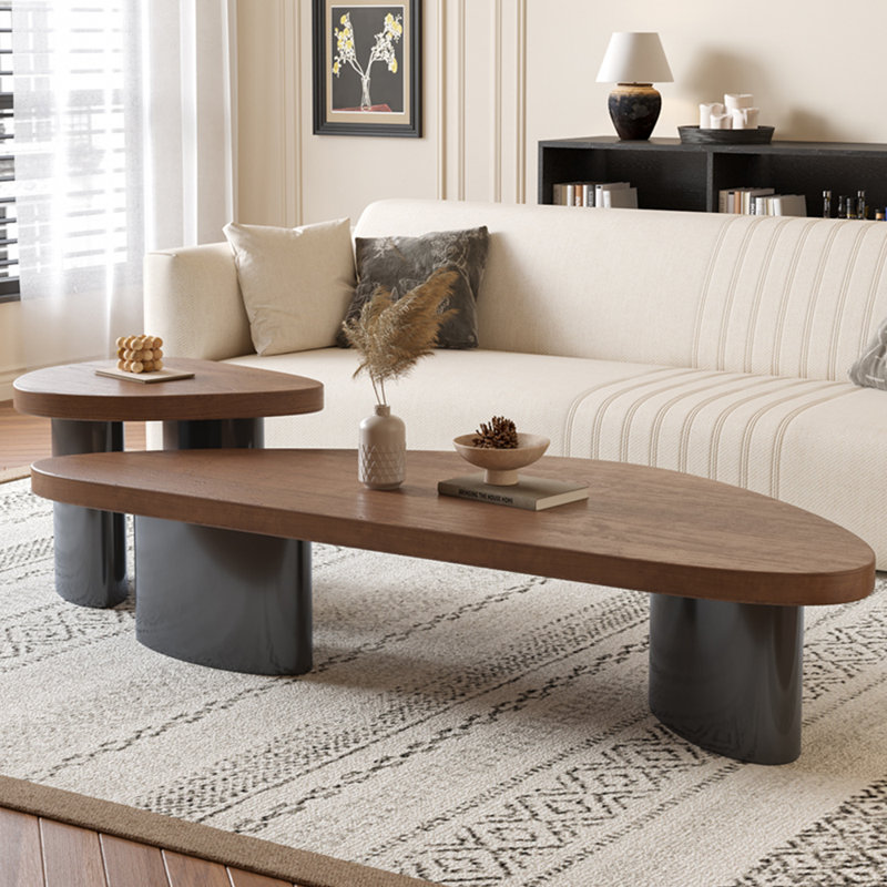 All solid wood multi-functional simple tea table, Brown, 16.54" H x 70.87" L x 29.53" D