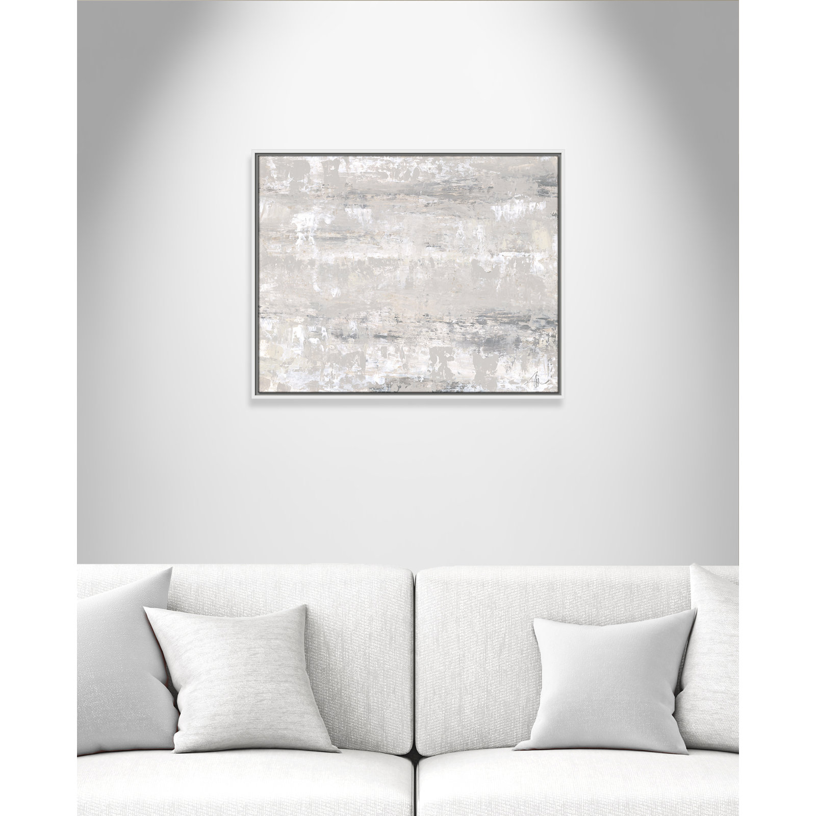 Tryston "Desert Winds" Print by Filippo Ioco, 23.5" H x 29.5" W x 2" D, White Framed Canvas