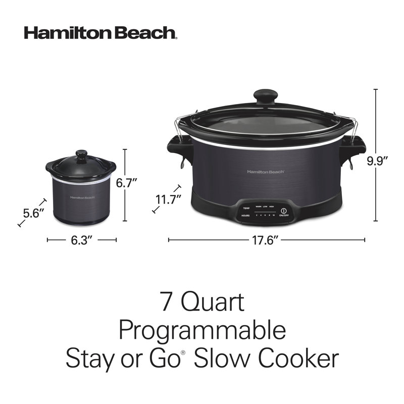 Hamilton Beach® 7 Quart Programmable Stay Or Go® Slow Cooker
