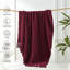 Jeté en tricot Fringe-124526580-124526578