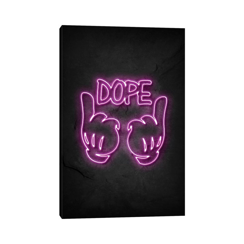 Dope 2 by Durro Art - Wrapped Canvas Gallery-Wrapped Canvas Giclée, 20.32 cm H x 30.48 cm W