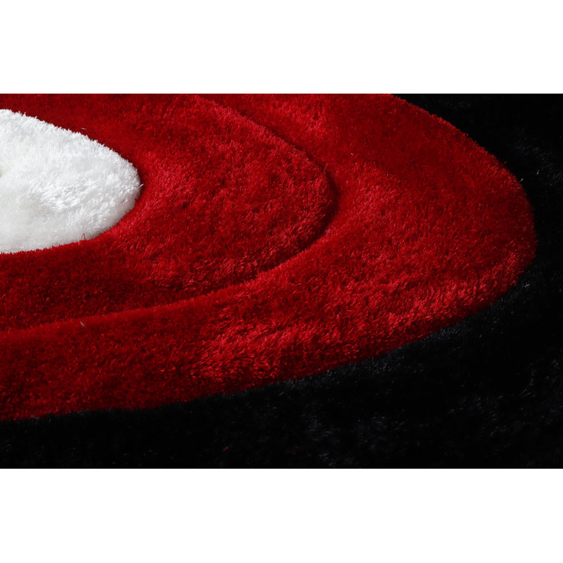 Tapis rouge / noir Thionville, Rectangle 8 pi x 10 pi