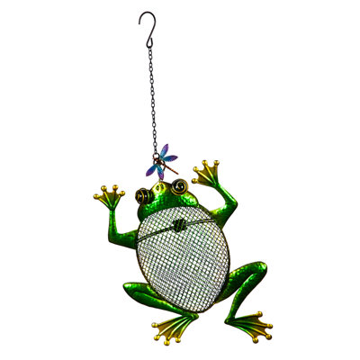 Mangeoire d’oiseaux décorative grenouille