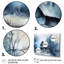 «Blue Grey Nordic Village II», reproduction sur toile-492940323-269865081