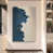 Bleu / Beige