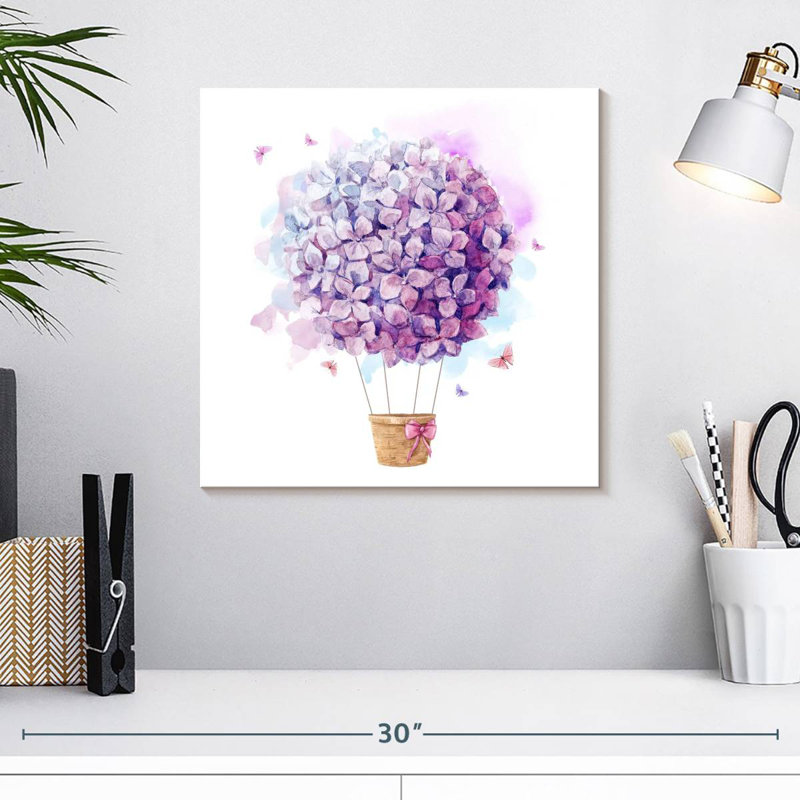 Montgolfière Harnek Hydrangea, H 16 po x l 16 po