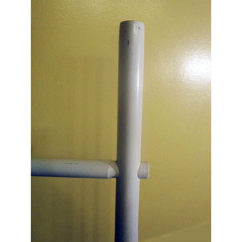 Bamboo Ladder Rack 5', White