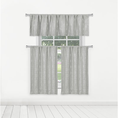 Geometric Tailored Kitchen Curtain