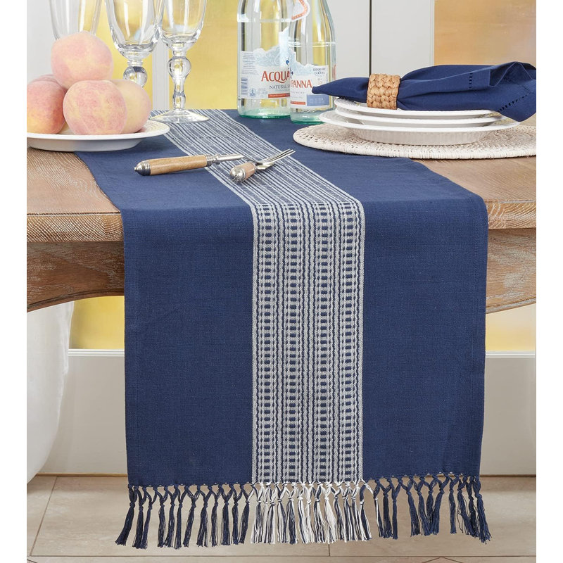 Chemin de table Roshundra, Bleu marine