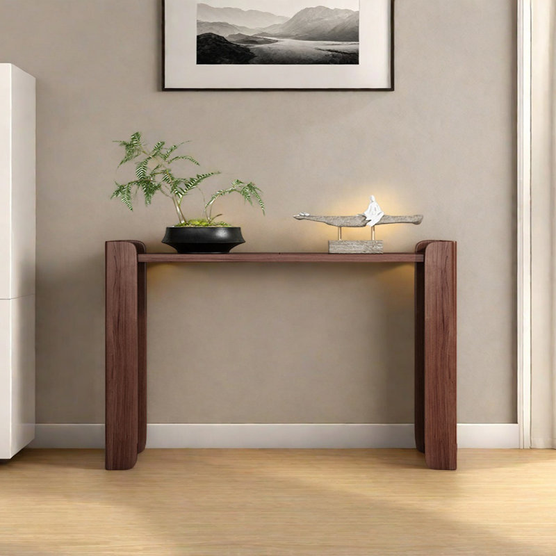Console Modern Minimalist, Brun, H 31,5 po x l 54,33 po x P 13,39 po