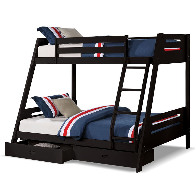 Jullianna Twin/Full Bunk Bed, Black