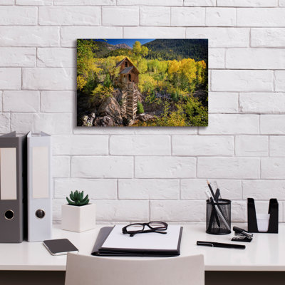 'Crystal Mill' by Rick Berk Canvas Wall Art
